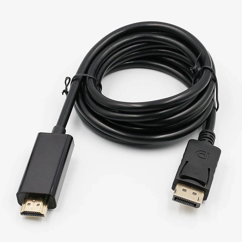 

Конвертер кабель DisplayPort на HDMI 1.8м, Черный