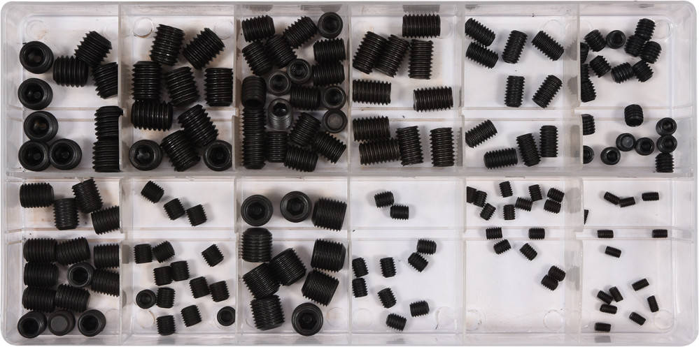 

Винты без головки с внутренним шестигранником 160 шт. (В упаковке / 5/20/720)