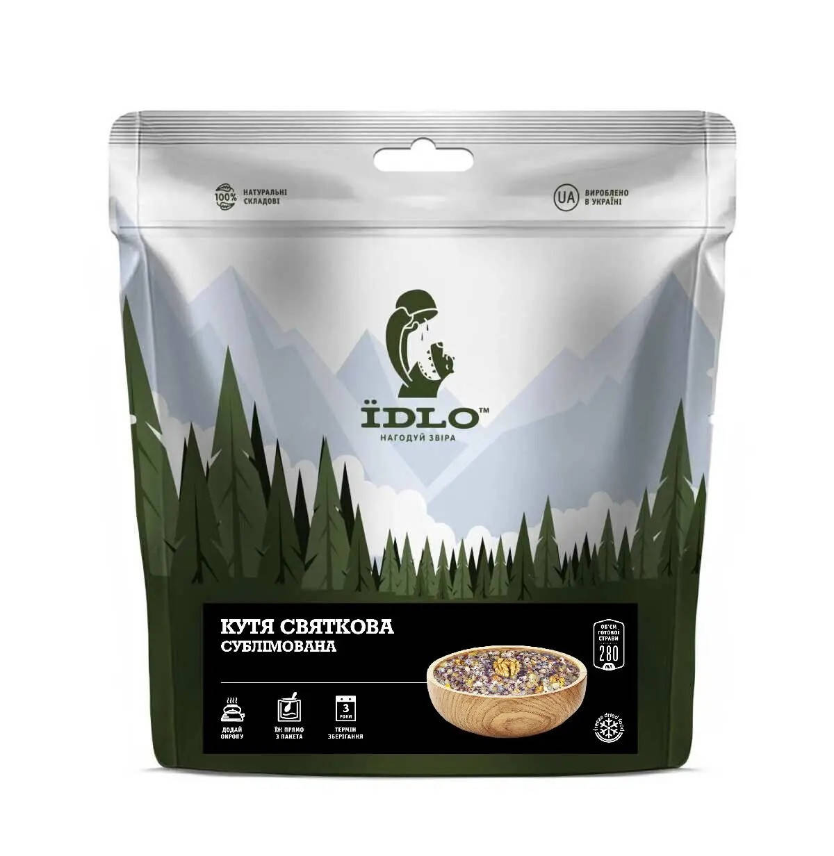 

Сублімовані продукти ЇDLO Кутя святкова