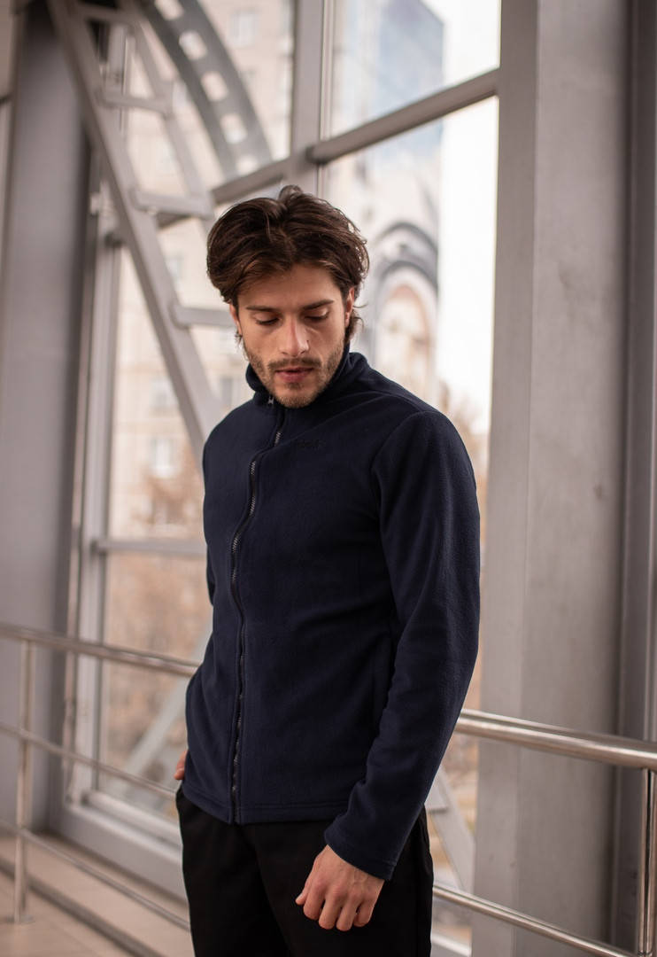 

Флісова кофта fleece jacket "Intruder" Navy XL