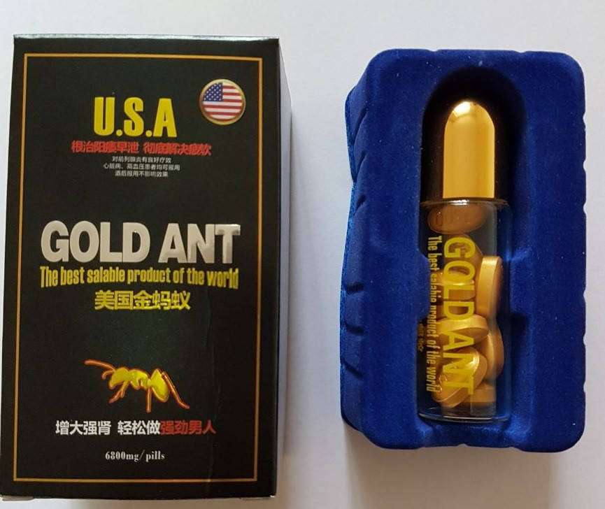 

Препарат для потенции Gold Ant - Золотой Муравей, 10 шт.
