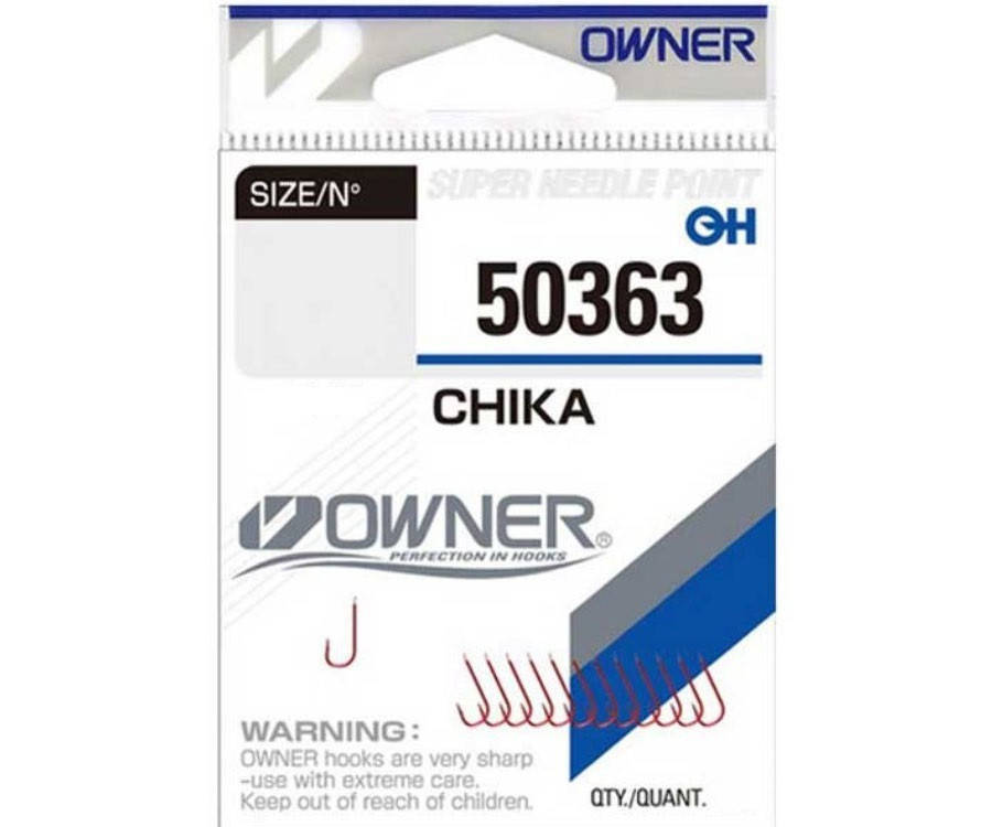 

Крючки Owner 50363 Chika Red №16 (13шт)