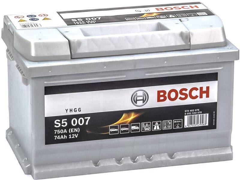 

Аккумулятор автомобильный Bosch 6СТ-74 S5 Silver Plus (S50 070)