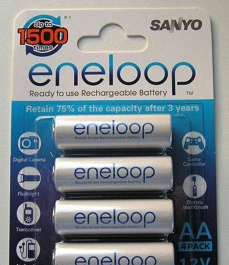 

4шт аккумулятор Panasonic Eneloop AA 2000 Mah