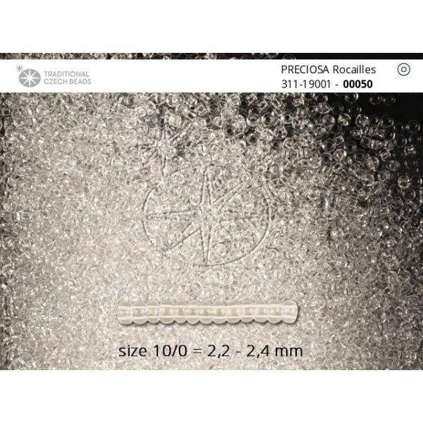 

31119/00050/10 Прозрачный чешский бисер. Preciosa 1грамм