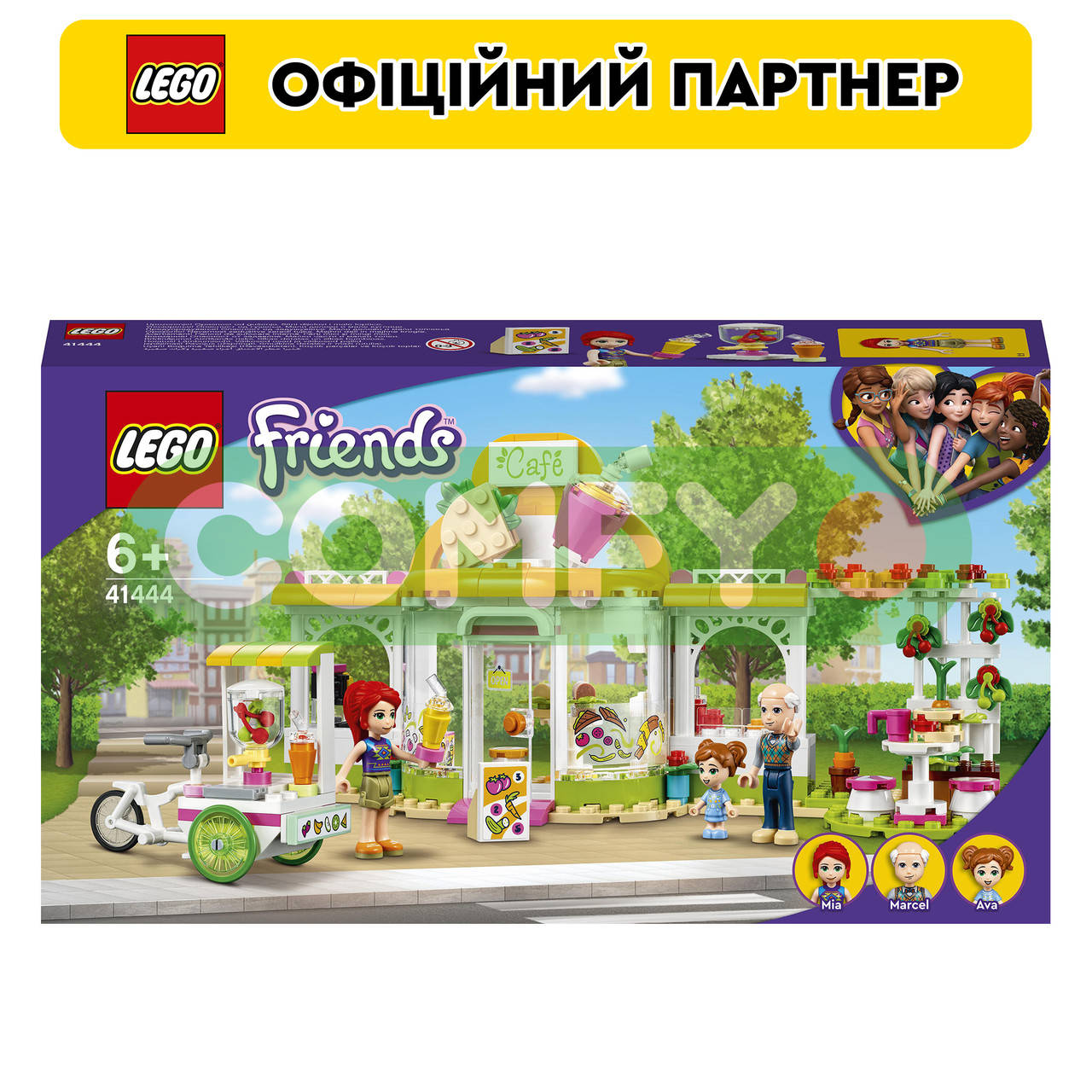 

Конструктор ЛЕГО LEGO Friends Екокафе в Хартлейк-Сити (41444), Разные цвета