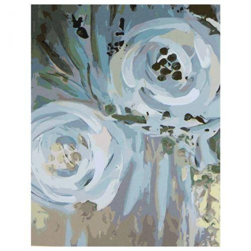 

Картина по номерам "Цветы в золоте"