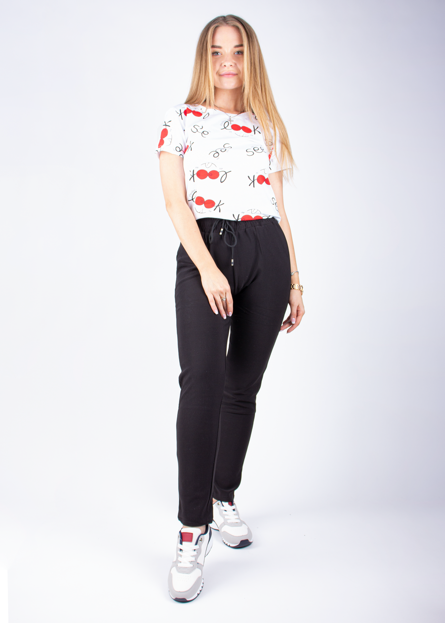 

Спортивные штаны женские Черные Метелик SPS-2-SM (S, S/M, M) M, Черный