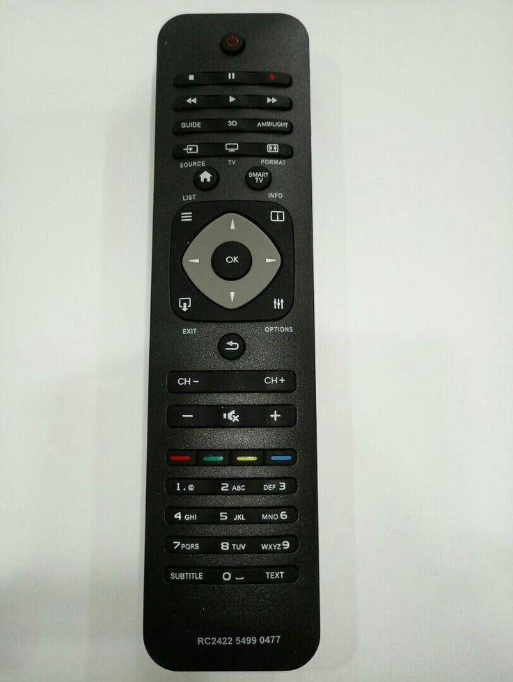 

Пульт Philips 2422 549 90477, YKF314-001 (LED TV) 3D smart, Черный