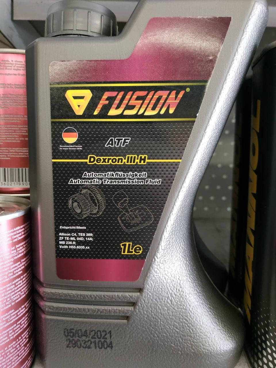 

FUSION Dexron III Н (геd) 1L /олива трансмісійна