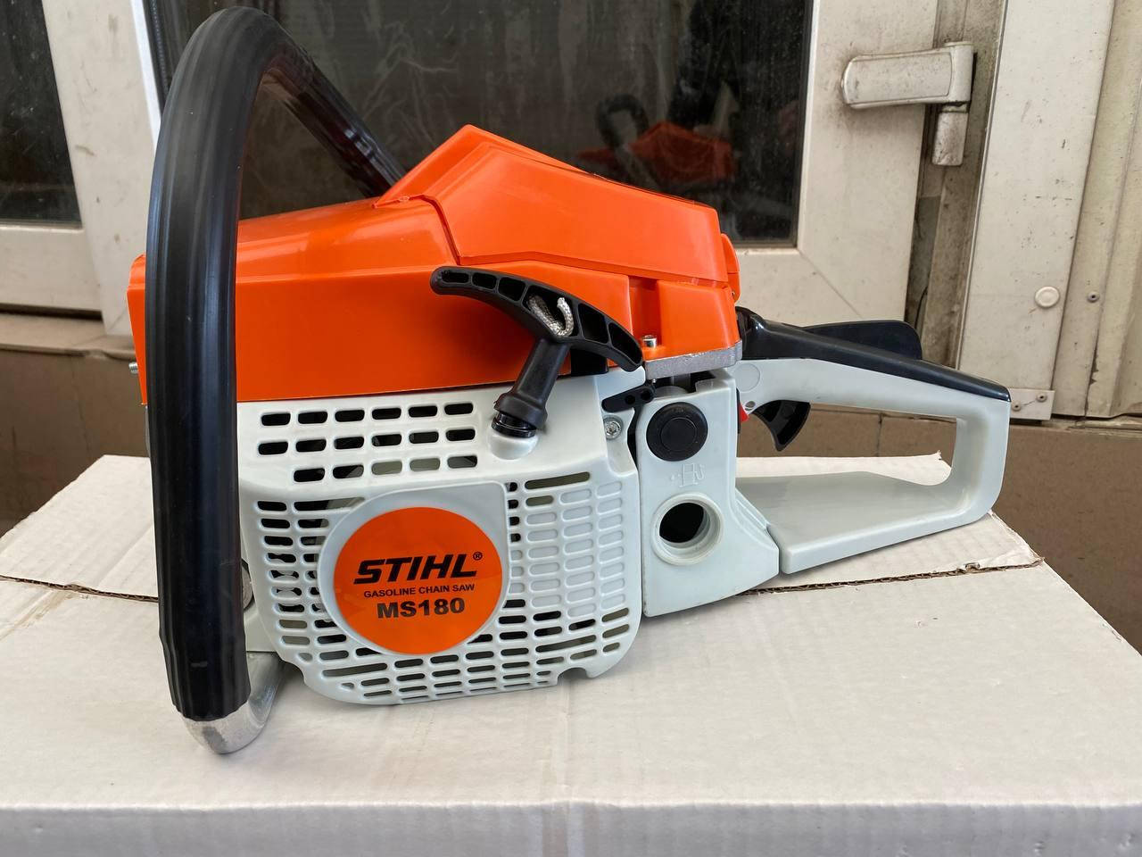

Бензопила STIHL MS 180 (шина 35 см, 1.5 кВт) Цепная бензиновая пила Штиль МС 180 | мотопила антивибрационная