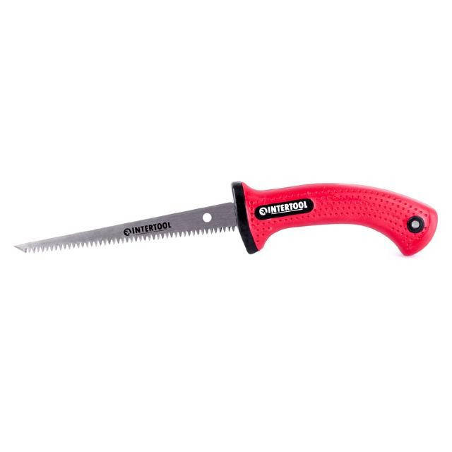 

Ножовка для гипсокартонных плит 150 мм, 7 зуб.x1" INTERTOOL HT-3121