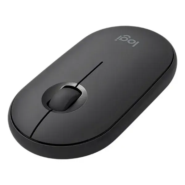 

Мышка Logitech Pebble M350 Dark Gray беспроводная, Серый