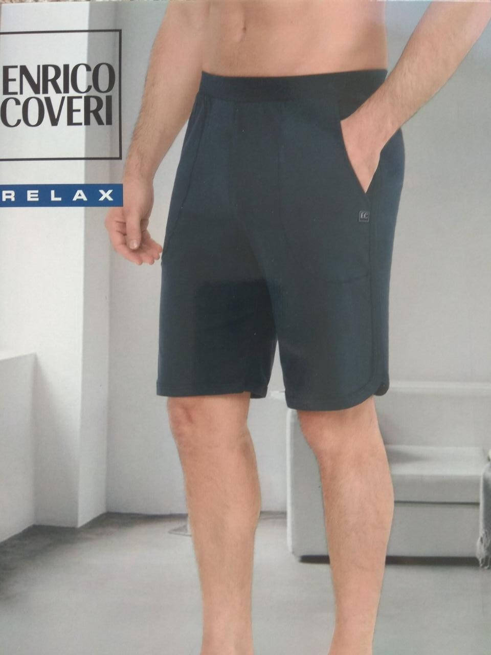 

Мужские хлопковые шорты Enrico Coveri EA9301 Черный, XL