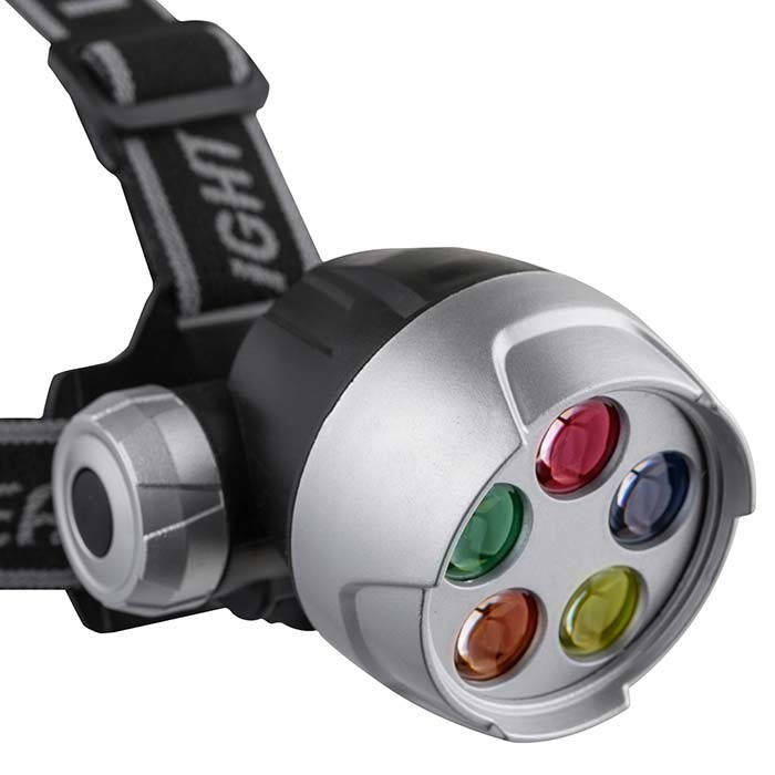 

Фонарь на голову, 5LED, фонарик налобный, Черный