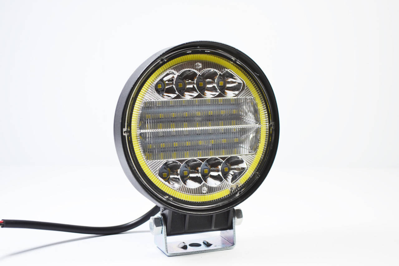 

Светодиодная LED фара рабочая 72W Ангельский глаз, Черный