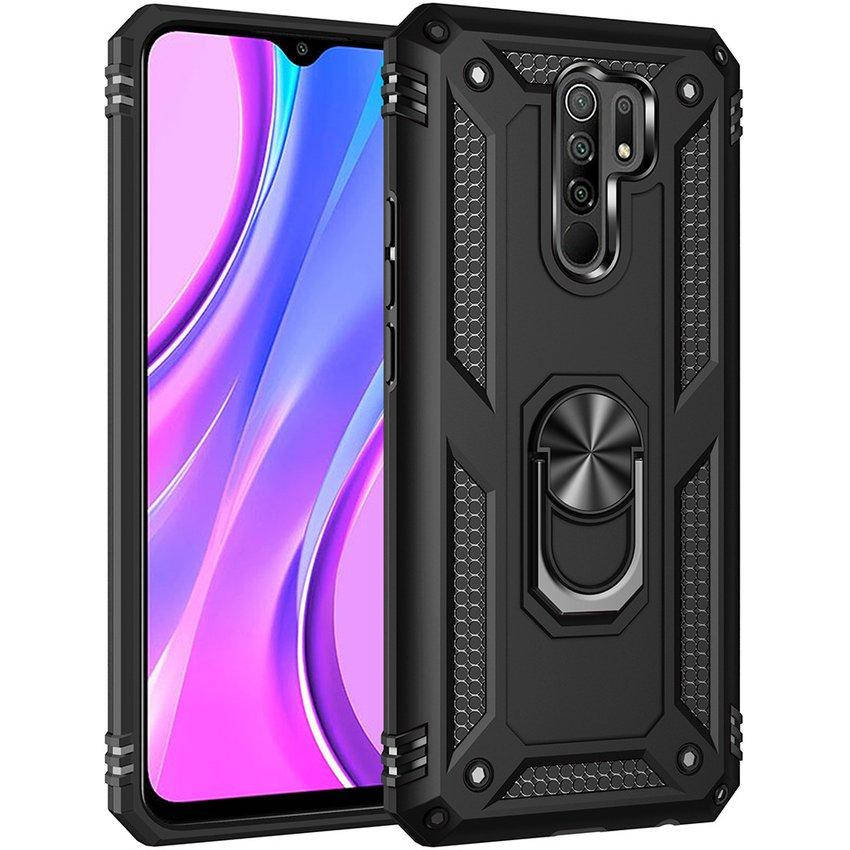 

Чехол Shield для Xiaomi Redmi 9 бронированный бампер Black