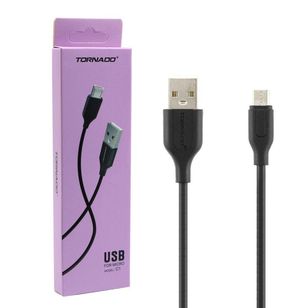 

Кабель USB-Micro TORNADO C-1 черный