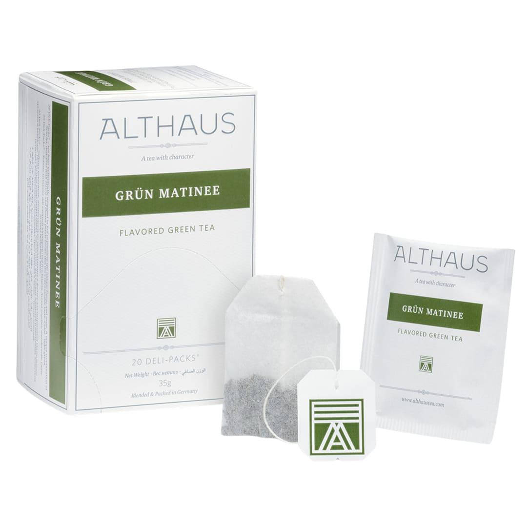 

Чай Althaus Deli-Packs Грюн Матинэ (1,75 г x 20 шт)