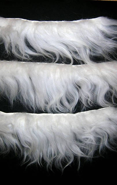 

Волосы исландской овцы на шкурке. Длина волос 12-16 см. Ед. измерения 5*10 см.