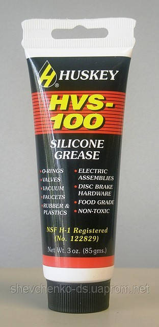 

Силиконовая смазка HUSKEY HVS-100 Silicone grease 85 гр. (способна работать в вакууме)