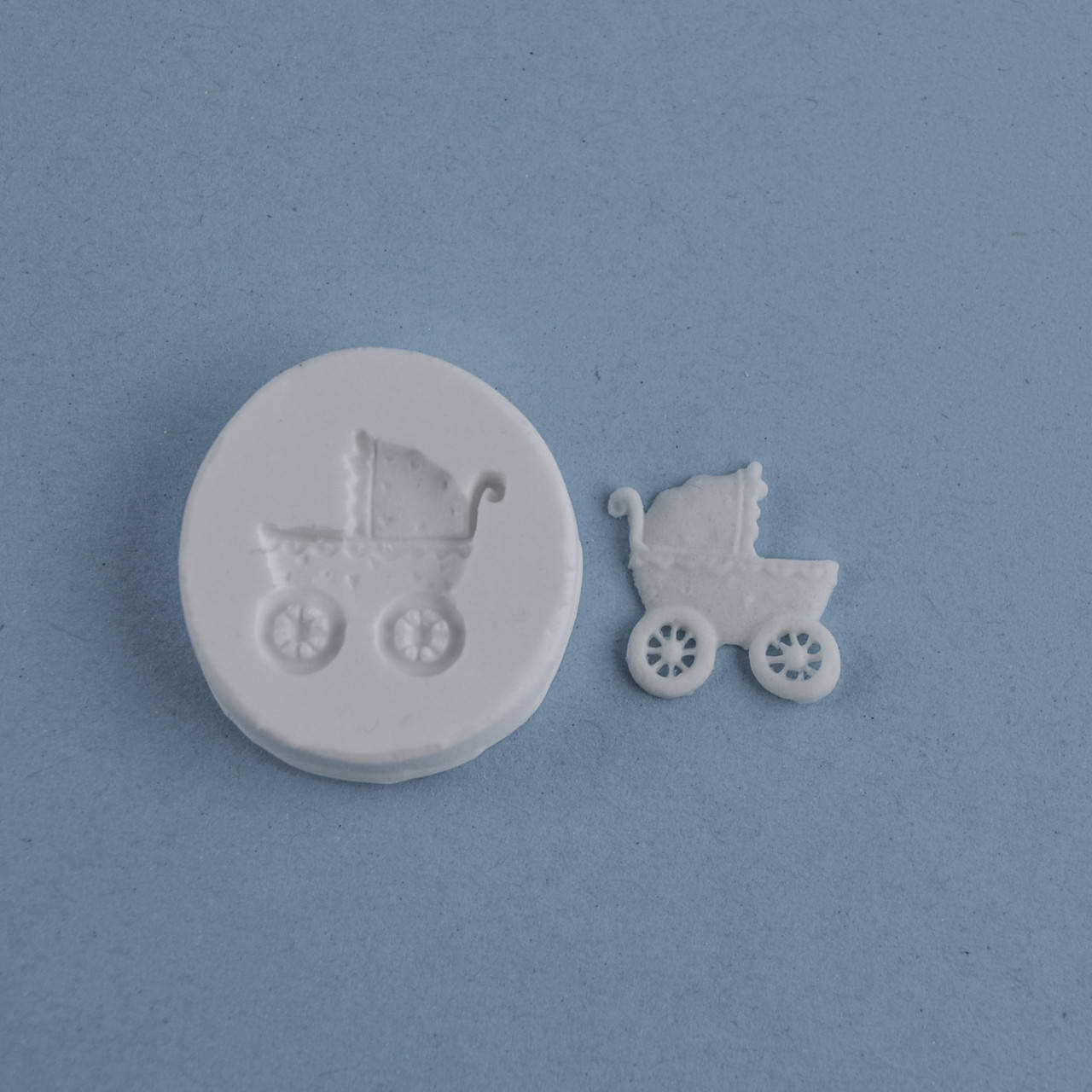 

Силиконовый молд Коляска №1 3.0х2.8 см