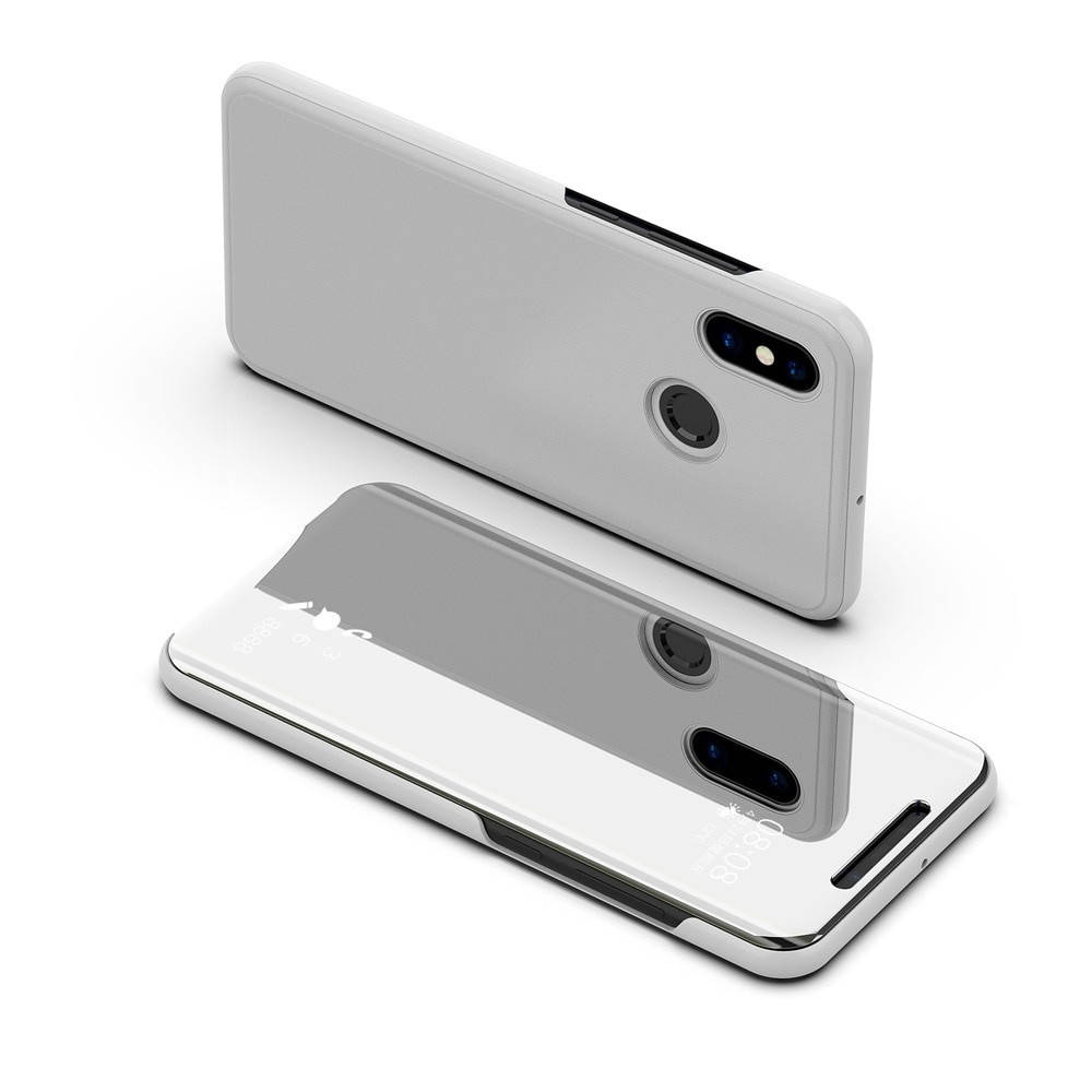 

Чехол Mirror для Xiaomi Mi A2 Lite / Redmi 6 Pro книжка зеркальный Clear View Silver