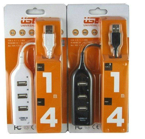 

USB Hub Mini, картридер 4 Порта