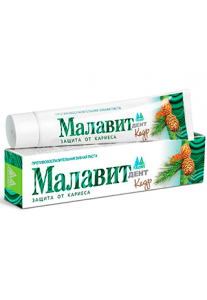 

МАЛАВИТ ДЕНТ (КЕДР, МОЖЖЕВЕЛЬНИК) ЗУБНАЯ ПАСТА 75Г