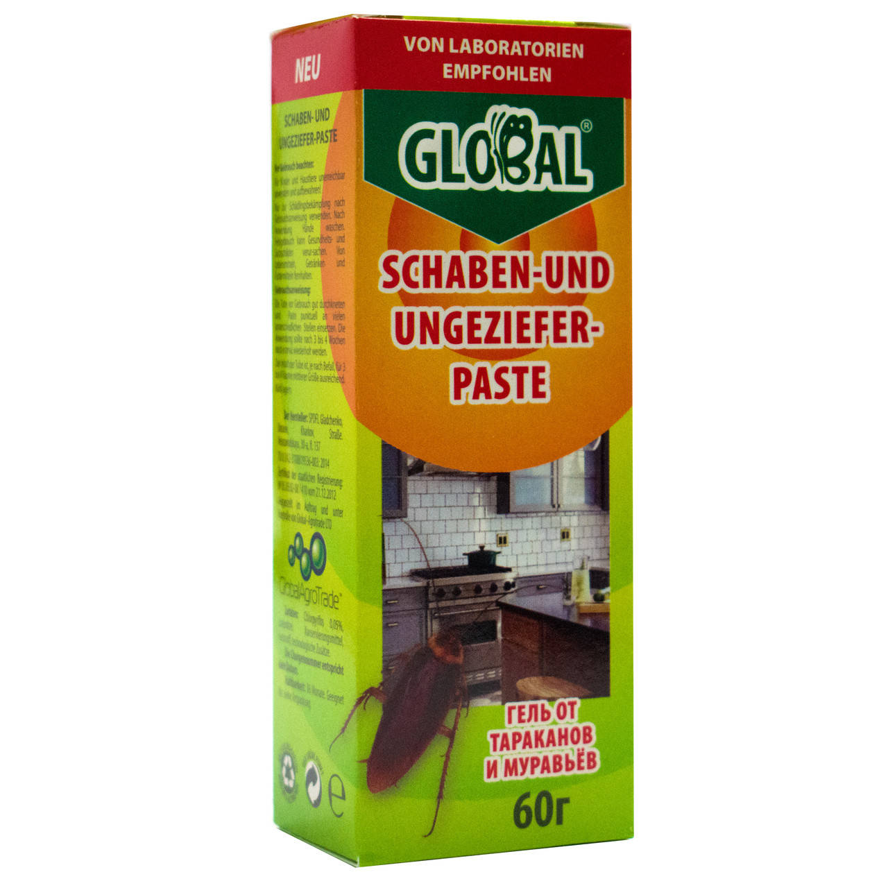 

Гель от тараканов и муравьев Global 60 г GlobalAgroTrade