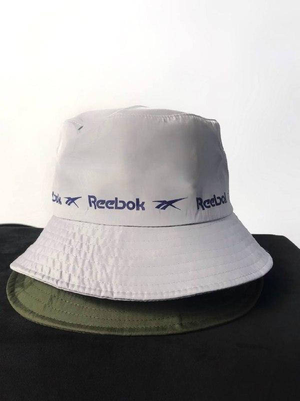 

Панама літня унісекс жіноча чоловіча бавовняна сіра Reebok, Белый