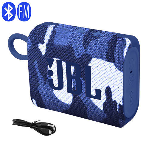 

Bluetooth-колонка JBL GO 3, speakerphone, радио, camouflage blue
