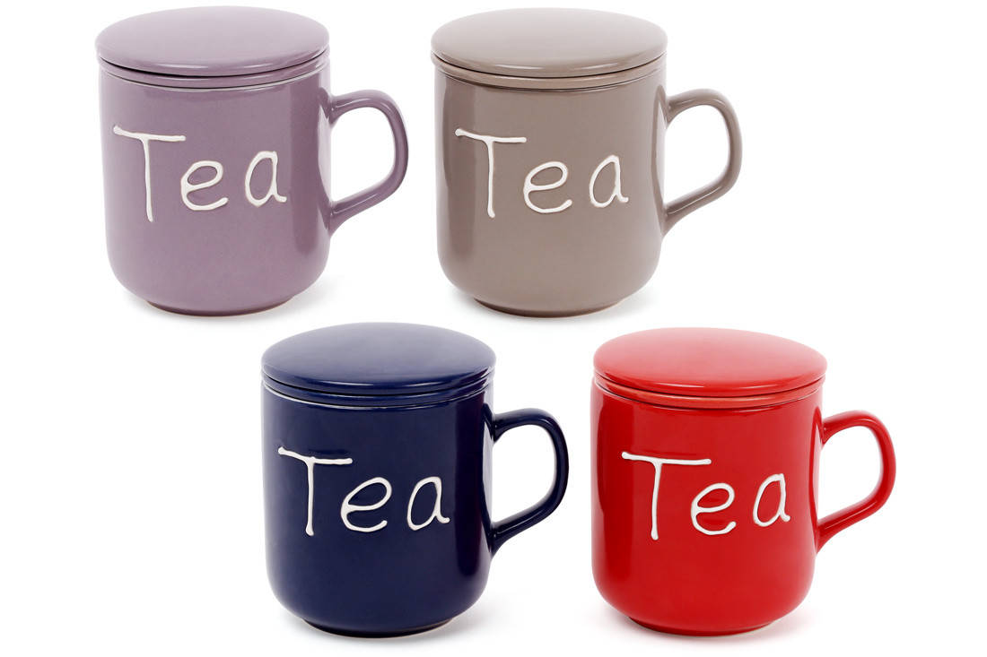 

Заварник керамический 290мл TEA с фильтром и крышкой, Фиолетовый