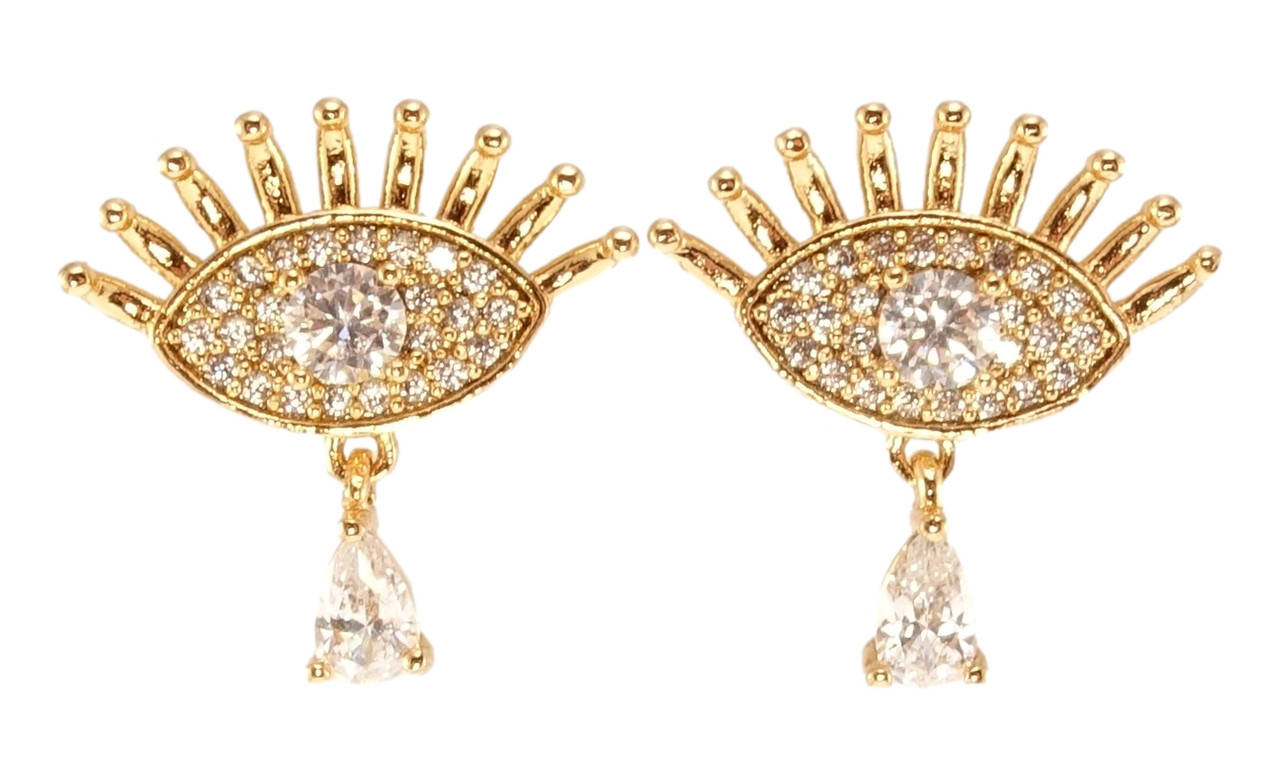 

Серьги Xuping Позолота 18K подвески на гвоздиках (пусеты) "Слезы Исиды"