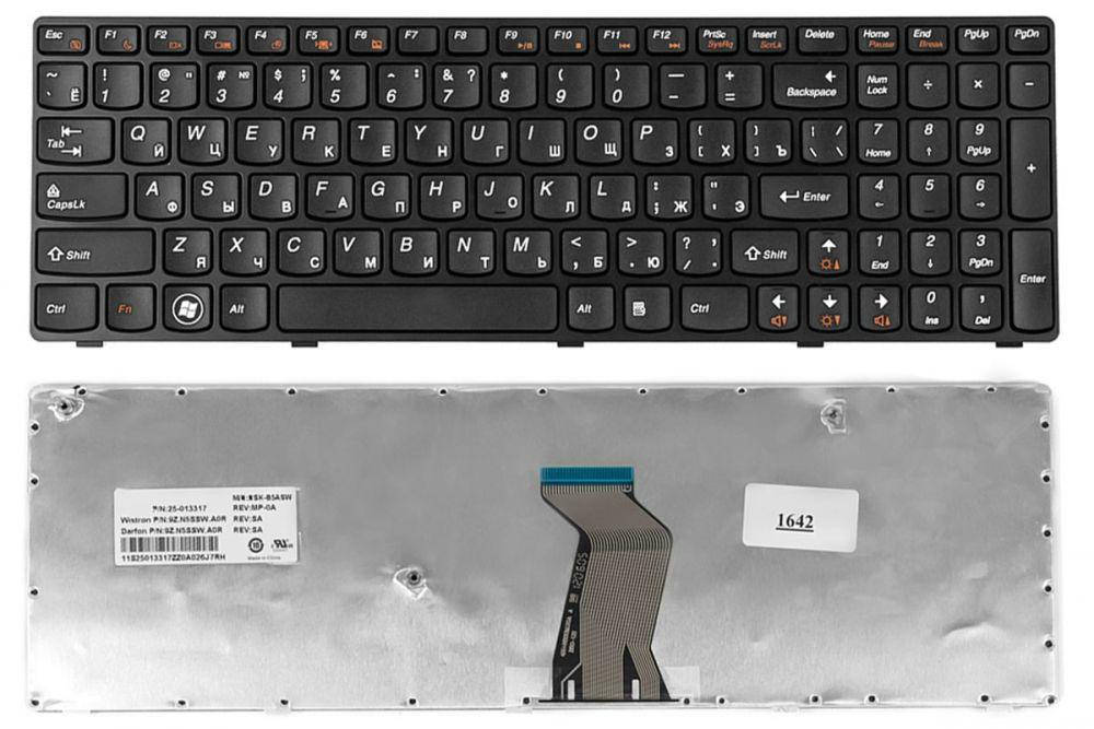 

Клавиатура Lenovo B570 B570e, Черный