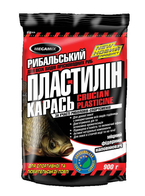 

Пластилин "Мегамикс" Карась 900г Megamix Plasticin Crucian