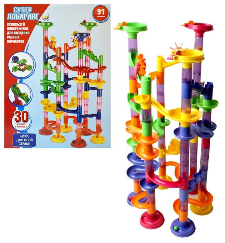 

Развивающий конструктор Супер лабиринт 91 деталь (SL-91)