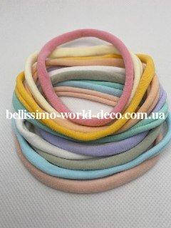 

Набор Повязок , бесшовные, эластичные, Пастельный микс, 10шт, Разные цвета