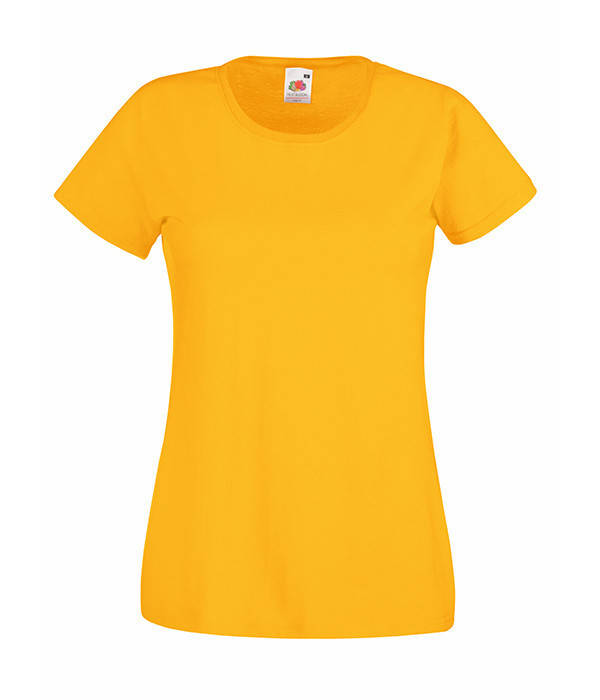 

Женская футболка ValueWeight 2XL, Солнечно Желтый