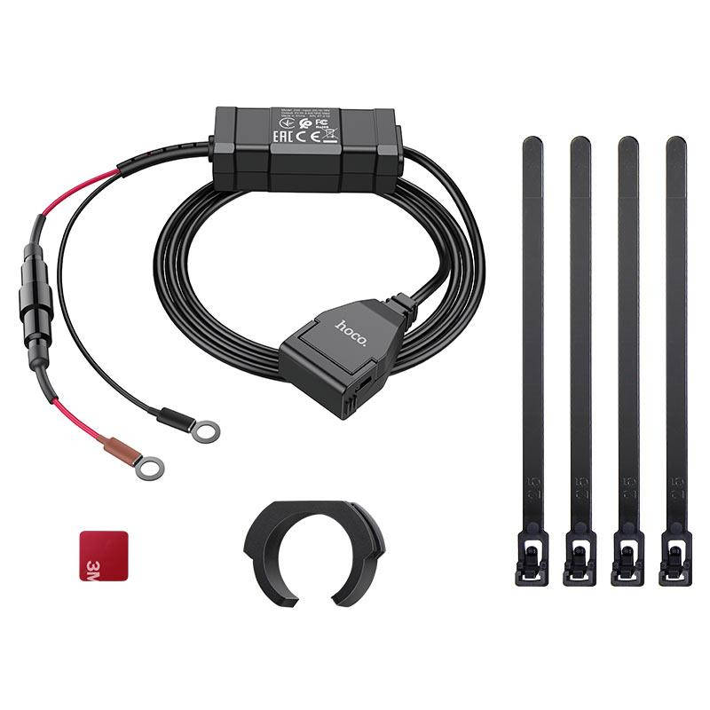 

Зарядное для мото HOCO Z45 Motorcycle 1USB Чёрный
