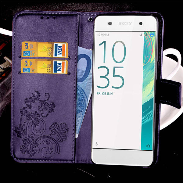 

Чехол Clover для Sony Xperia XA / F3112 / F3111 / F3115 / F3116 / F3113 книжка кожа PU Purple