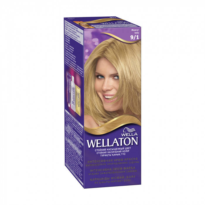 

Стойкая крем-краска для волос Wella Professionals Wellaton 9/1 Жемчужина