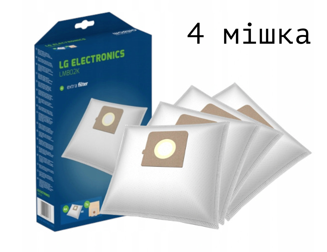 

Комплект одноразовых мешков для пылесоса LG 5231FI2308C
