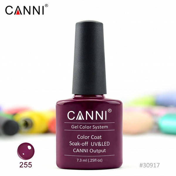 

Гель-лак CANNI 255 светлая марсала
