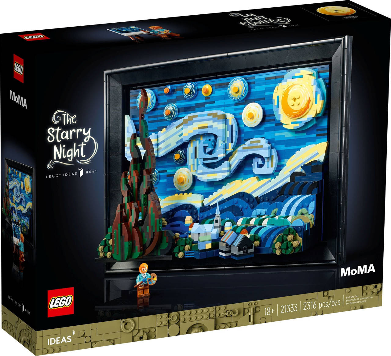 

Lego Ideas Винсент Ван Гог Звездная ночь 21333
