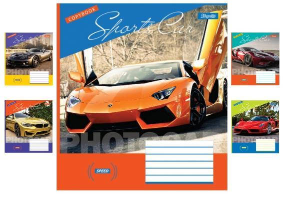 

Тетрадь 12 листов линия "YES, 1 Вересня"/ SPORTS CAR