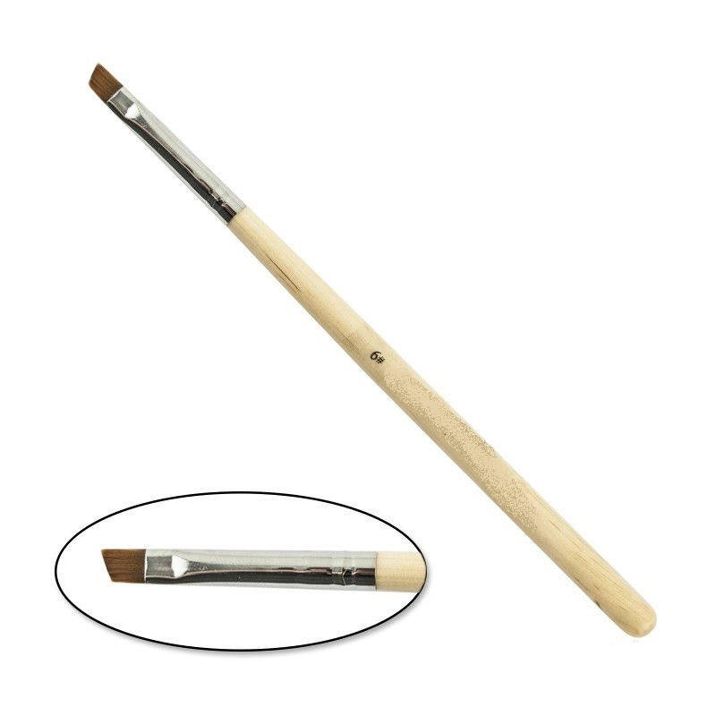 

Кисть для росписи бежевая №6-82 (12155Gu)