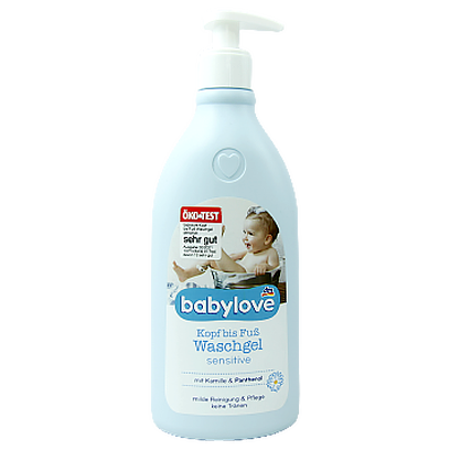 

Гель для купання дитячий Бейбілав Babylove waschgel sensitive 500ml 10шт/ящ (Код : 00-00011280)