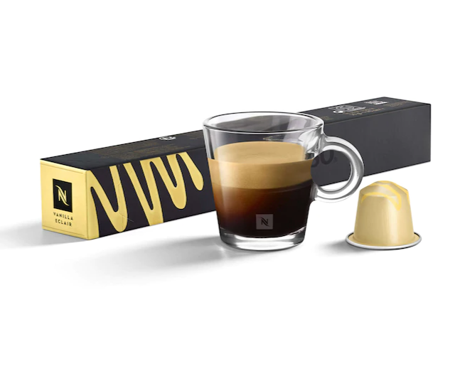 

Кофе в капсулах Nespresso Vanilla Eclair 6 тубус, Швейцария Неспрессо аромат ванили