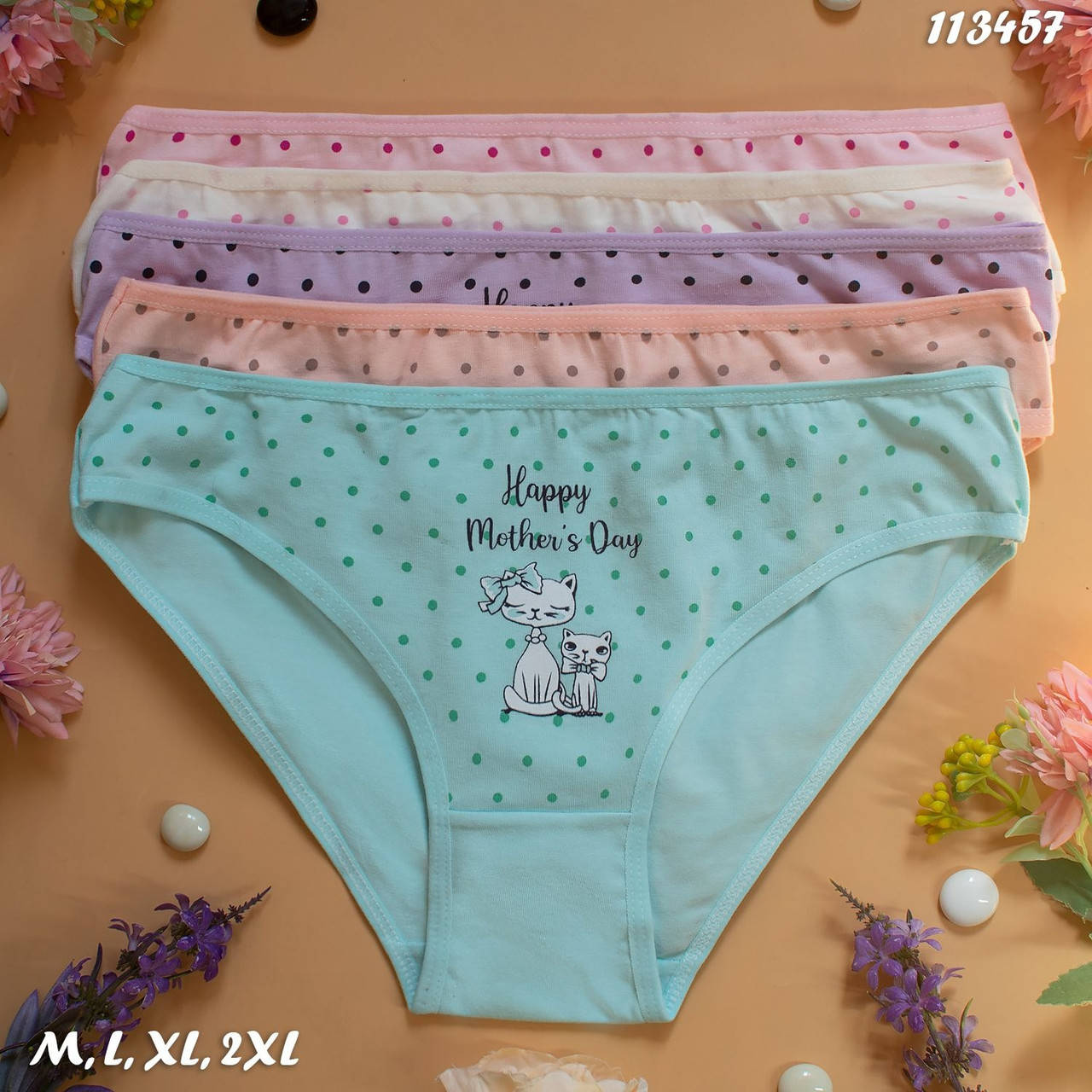 

Трусы слипы женские Nicoletta Турция M, L, XL, 2XL 5 шт., Разные цвета